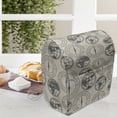 thumbnail image 3 of Compass Stand Mixer Cover, World Map Pattern with Aged Background Maritime Directions Continents, Kitchen Appliance Organizer Bag Cover with Pockets, 5 Quarts, Black Grey Tan, by Ambesonne, 3 of 4