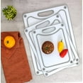 thumbnail image 6 of Dexas Fresh Prep 3-Pack Non-Slip Recycled Poly Cutting Boards - 13x17, 11x 14, 9x12, 6 of 7