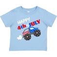 thumbnail image 3 of Inktastic Happy Fourth of July Monster Truck Boys or Girls Toddler T-Shirt, 3 of 5