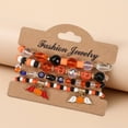 thumbnail image 6 of Luoshdecor Halloween Bracelets Skull Pumpkin Bat Cute Bracelet,Layered Beaded Bracelets,for Women Teen, 6 of 6
