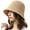 Khaki, variant on CoCopeaunts Women's Straw Fishermen Hat Beach Stylish Straw Summer Casual UV Protection Breathable Commute Travel Hat Vacation Spring