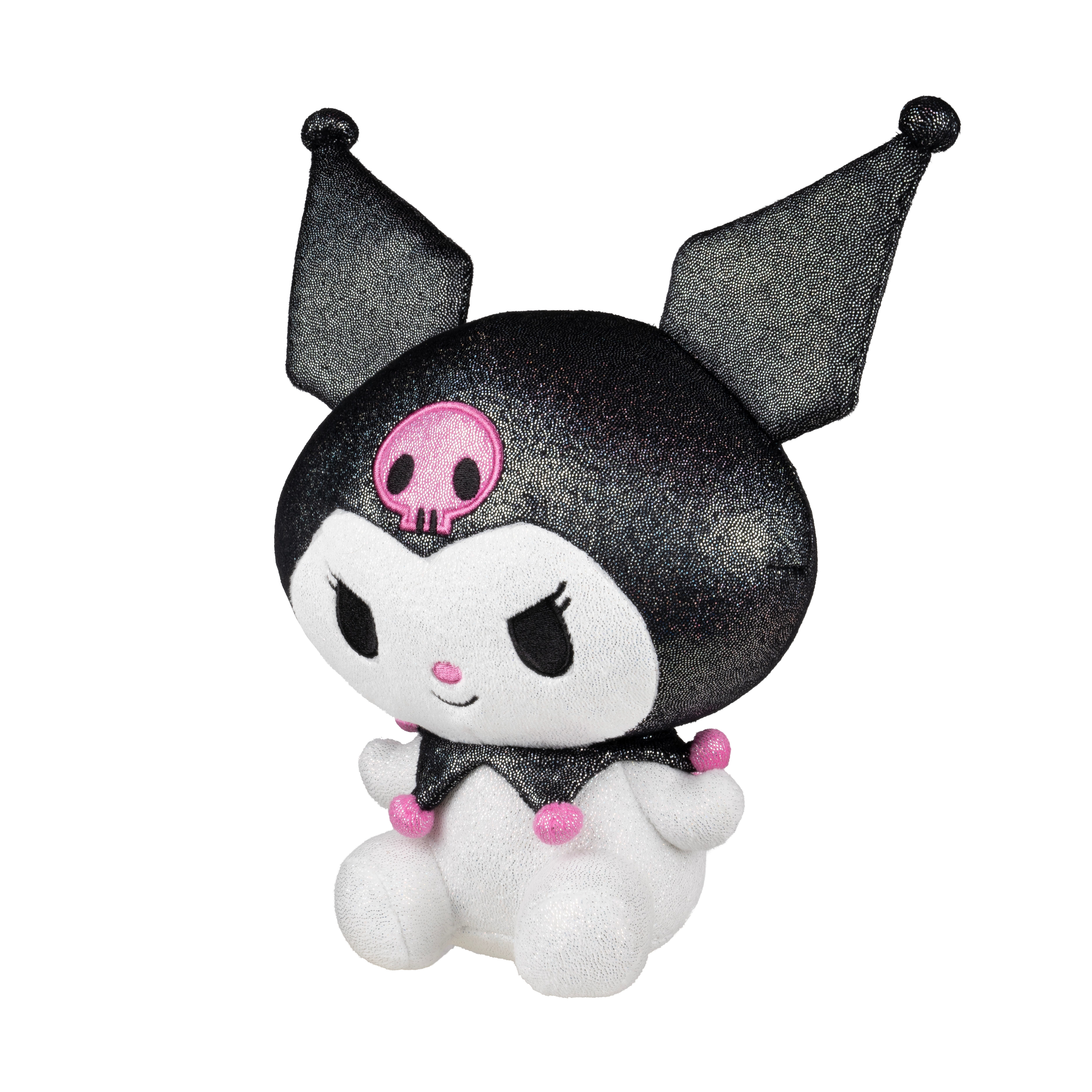 Hello Kitty® and Friends, 8 inch Kuromi™ Premier Series Plush - Metallic Plushie
