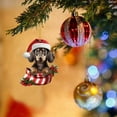 thumbnail image 4 of KCEHTA Dachshund Christmas Ornaments, Dog Ornaments for Christmas Tree, Dog Themed Christmas Tree Decorations, Christmas Tree Hanging Ornament Home Party Decor, 4 of 7