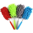 thumbnail image 6 of 4 Pack Microfiber Dusters with Extension Pole, Microfiber Hand Duster for Cleaning Feather Duster for Home, Office, Car, Computer, Air Conditioner, Ceiling Fan and Else, 6 of 7