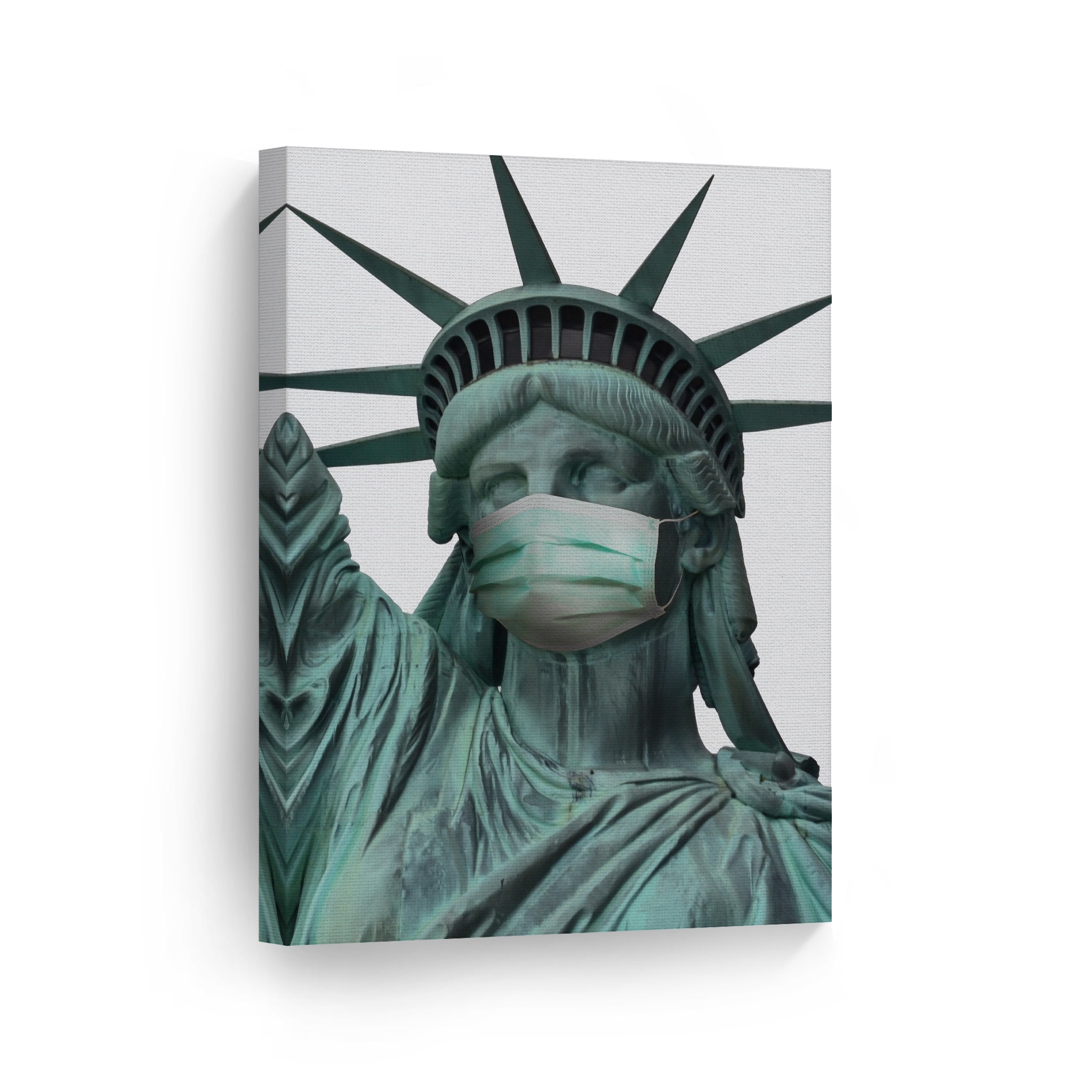 Smile Art Design New York City Masterpiece Statue of Liberty Face Mask