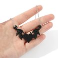 thumbnail image 3 of Milue Devil Wing Heart Necklace Retro Hip Hop Style Pendant Gothic Charming, 3 of 8