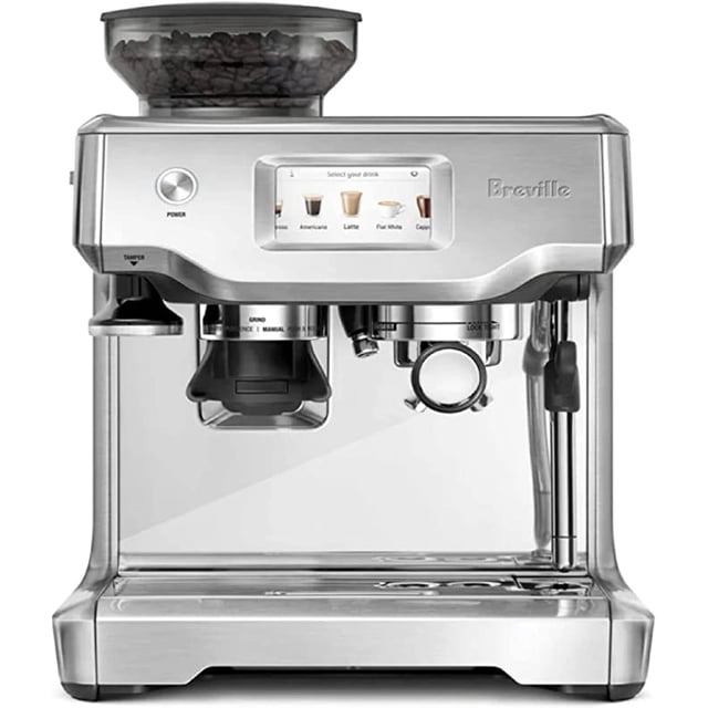 Cafetera Oracle Touch Espresso con 15 bares de presión, Espumador de Leche Breville Acero cepillado sin manchas BES990BSS1BUS1