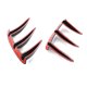 thumbnail image 4 of Btafrte 1 Par Canards Parachoques Trasero Coche para W176 A200 A250 A260 A45 (negro Brillante), 4 of 9