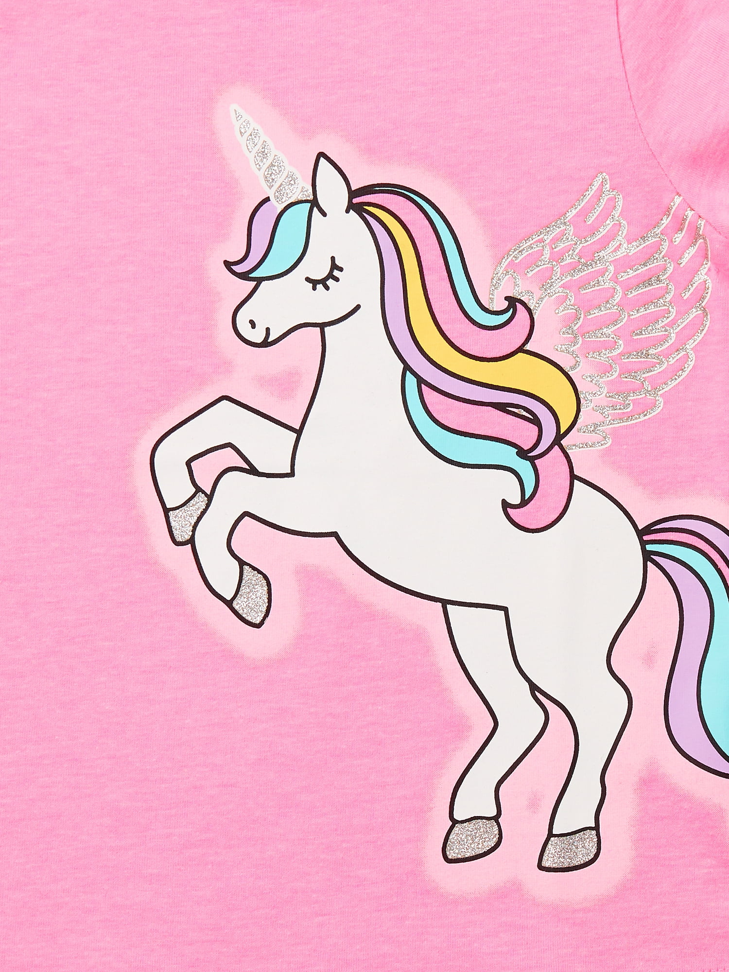 Garanimals Toddler Girls' Unicorn Short Sleeve Tee