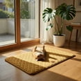 thumbnail image 4 of Large Dog Crate Pad Washable Antiskid Kennel Mat 35.8x24.01x1.57 in Thin Pet Bed Cushion for Medium Large Dogs Cozy Sleeping Pad Gray, 4 of 6