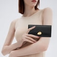 thumbnail image 4 of FALAN MULE Women's Wallet Leather Trifold Wallet Large Capacity Credit Card Holder with 9 Card Slots, ID Window and Zipper Pocket, 4 of 6