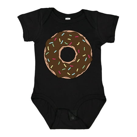 

Inktastic Chocolate Donut Doughnut Glaze Icing Sprinkles Gift Baby Boy or Baby Girl Bodysuit