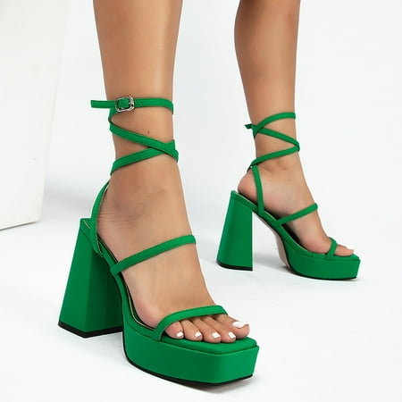 

LEEy-World Platform Sandals Women s Espadrille Platform Sandals Open Toe Ankle Strap Casual Summer Sandals