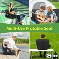 thumbnail image 6 of Rengue 2-Pack Stadium Seats for Bleachers with Back Support, Reclining Adults Camping Stadium Chair, Foldable Bleacher Seat Cushions, Extra Thick Padded Outdoor Chairs for Events & Games, 6 of 7