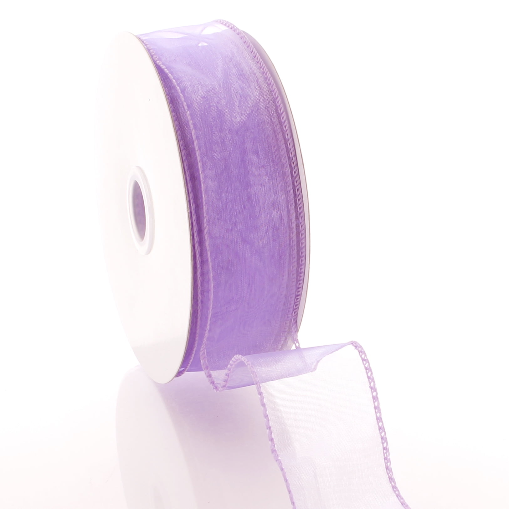 1.5 Sheer Wired Pastel Rainbow Striped Ribbon by Celebrate It™ 360°™