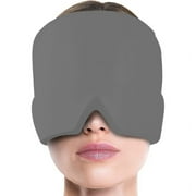 Headache Relief Hat, Ice Cap for Migraines Tension Sinus Headache Relief, Snugly Fit for Head Ice Pack Cap with Gel Ice for Headache Migraine Relief, Compressed Therapy Headache Relief Cap