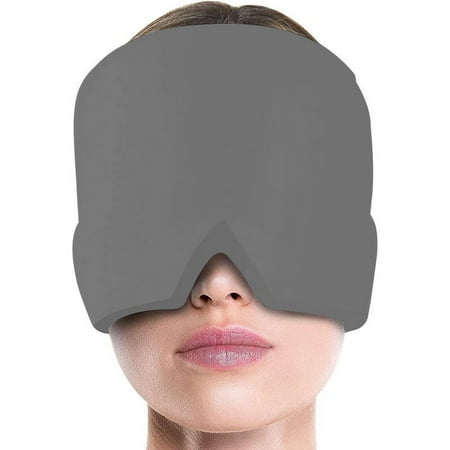 Headache Relief Hat, Ice Cap for Migraines Tension Sinus Headache Relief, Snugly Fit for Head Ice Pack Cap with Gel Ice for Headache Migraine Relief, Compressed Therapy Headache Relief Cap