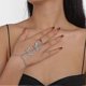 thumbnail image 2 of Butterfly Hand Chain Bracelet for Women Girls,Butterfly Finger Ring Bracelet Slave Chain Hand Harness Bracelet Butterfly Ring for Party Halloween, 2 of 4