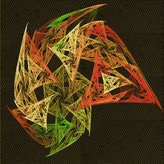 Ahgly Company Machine Washable Indoor Square Transitional Oak Brown Area Rugs, 7' Square