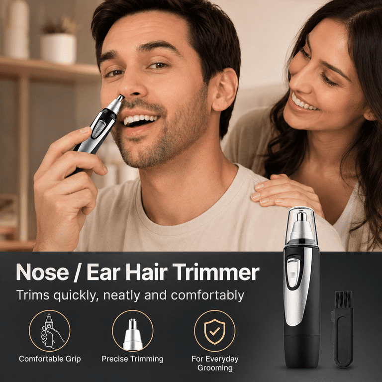 Waterproof Electric Nose Trimmer, Wet and Dry photo 5
