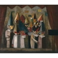 thumbnail image 2 of Tadeusz Makowski 17x15 Black Ornate Wood Framed Double Matted Museum Art Print Titled - Children's Theatre (1931), 2 of 5