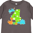 thumbnail image 4 of Inktastic Dinosaur Party-fourth Birthday Boys or Girls Long Sleeve Toddler T-Shirt, 4 of 5