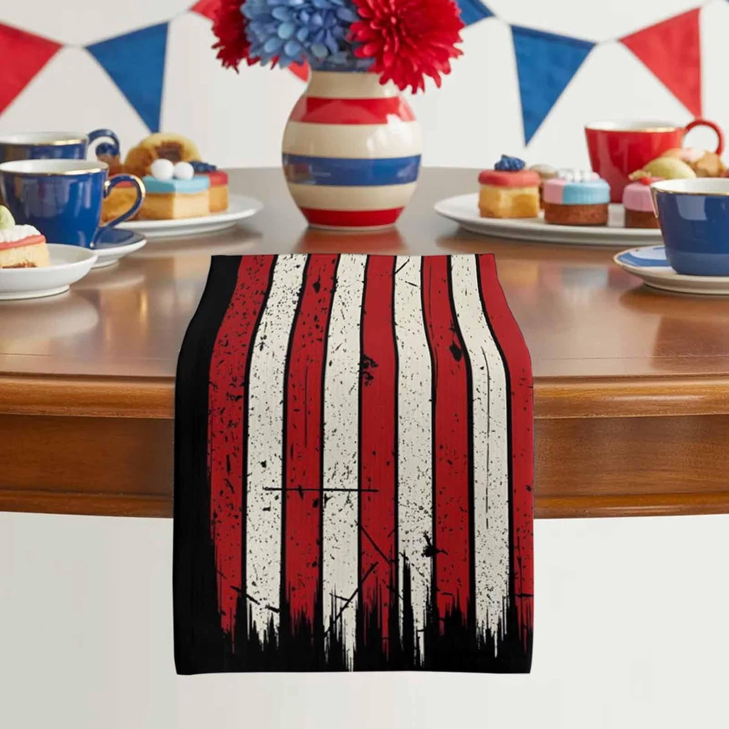 250th Anniversary America Flag Kitchen Towel Independence Day 1776 2026 Quick Dry Absorbent Dish Towels Soft Microfiber Cloth Dishcloth for Kitchen Cooking Baking 18 x 26 Inch, 4 Pack