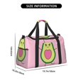 thumbnail image 3 of Kdxio Cute Avocado Travel Duffel Bag Gym Bag Weekender Travel Bag Gym Bag for Women &Men Airplane Travel Essentials for Flying, 3 of 7