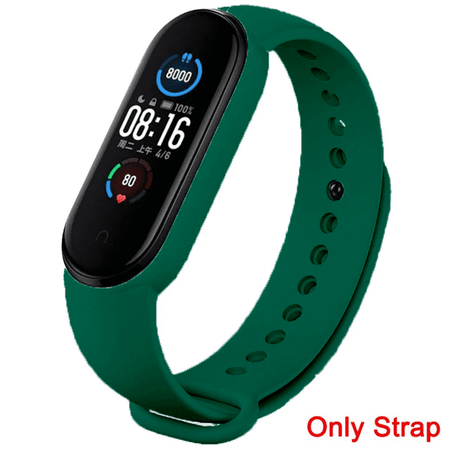 Correa De Silicón Unisex Para Smart Watch Mi Band 7 / 6 / 5 De Xiaomi