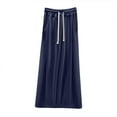 thumbnail image 5 of Censtreet Women's Casual Mid Long Skirts Stretchy Ultra-Soft Flowy Maxi Formal Skirts High Waist Lounge Skirts for Women, 5 of 6