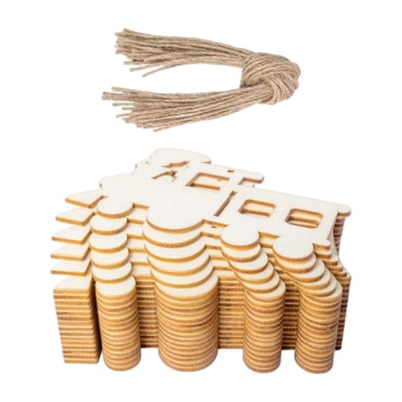 tamizeot 20pcs/set Wooden Train Shape Cutouts DIY Painting Crafts For Personalized Name Tags Table Numbers . Are For Birthday