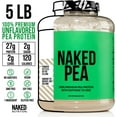 thumbnail image 3 of Naked Pea - 5LB 100% Pea Protein Powder From U.S. and Canadian Farms, Unflavored Vegan Pea Protein Isolate - 76 Servings, 3 of 9