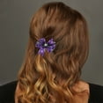 thumbnail image 2 of Unique Bargains 1 Pc Hair Clip Halloween Bow Hair Clips for Women Purple, 2 of 5