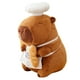 thumbnail image 3 of Peluche de carpincho, lindo animal de peluche de carpincho, suave muñeco de carpincho para 60cm, 3 of 9