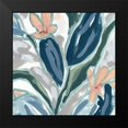 thumbnail image 2 of Vess, June Erica 12x12 Black Modern Framed Museum Art Print Titled - Expressive Garden II, 2 of 5