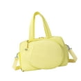 thumbnail image 3 of Bolsa de tenis para gimnasio con correa para el hombro y la mano, impermeable, para viajes, para mujeres y hombres. Amarillo, 3 of 9