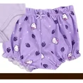 thumbnail image 3 of 3 Pc Hello Kitty Gift Set Bodysuit Headband Shorts Purple & White Glitter Size 9 Months, 3 of 4