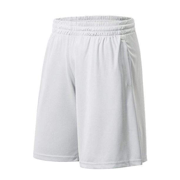 2025 Pantalones cortos deportivos unisex: transpirables, de secado rápido, cintura elástica, poliéster, entrepierna de 25 cm, tallas S-XXL
