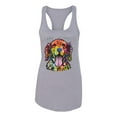 thumbnail image 2 of Wild Bobby Dean Russo Golden Retriever Is Love Dog Is Love Dog Lover Women Racerback Tank Top, Heather Grey, X-Large, 2 of 5