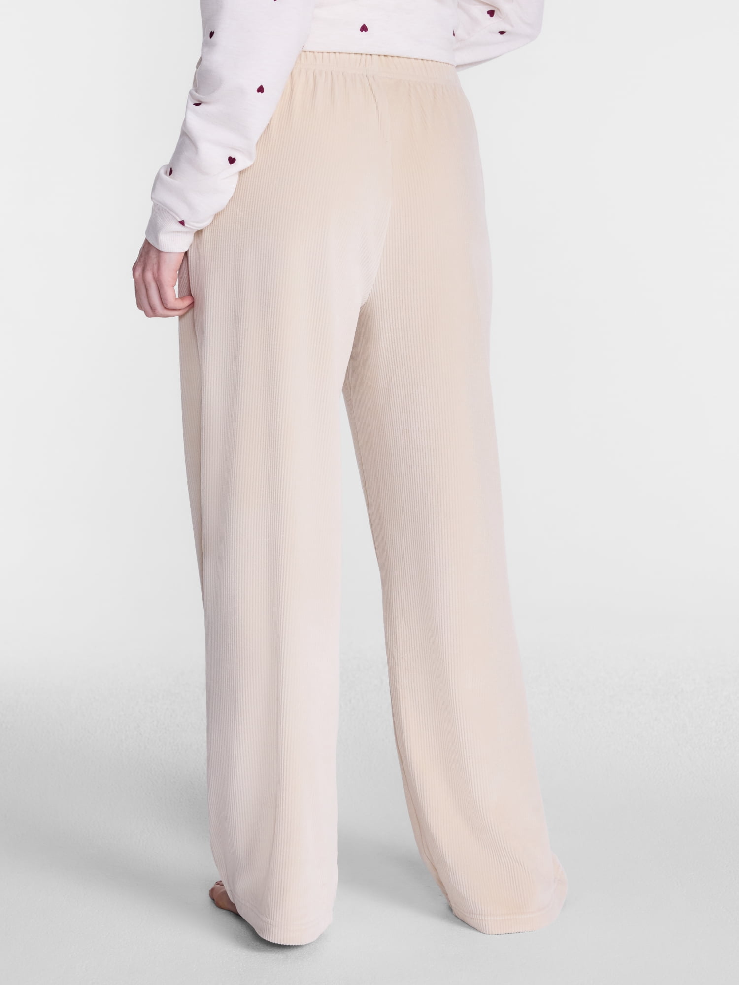 Joyspun Women's Velour Sleep Pants, Sizes XS-3X