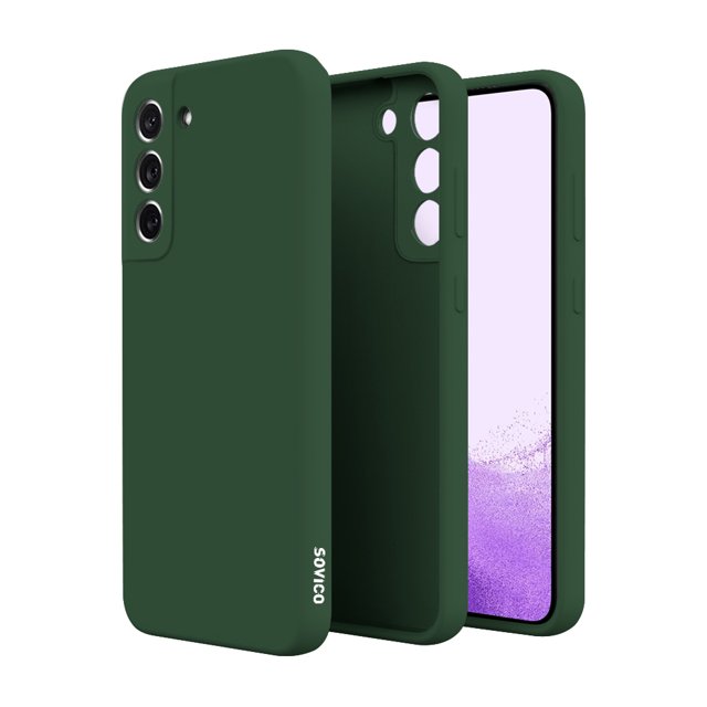 Funda de Protección para Samsung Galaxy S22 - Sovico - Silicón con Forro de Microfibra