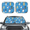 thumbnail image 2 of Balery Cute Dogs Sun Shield 2 Pack For Car Front Windows Foldable Sun Visor Protector Blocks Max Uv Rays And Keeps Your Vehicle Cool For Most Sedans Suv Truck, 2 of 7