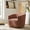 Rust, variant on Modern 360° Swivel Accent Chair with Chenille Upholstery and Solid Wood Legsfor Living Room, Bedroom, Reading Corner, No Assembly, Gray
