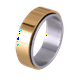 thumbnail image 2 of Anillo Hombre Anti Ansiedad LUCKMAN, Acero Inoxidable, Modelo Axel dorado 9, 2 of 6
