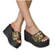 thumbnail image 4 of Amzcrzy Zapatos de mujer,Zapatos de mujer,Zapatillas de mujer, Sandalias de playa transpirables con tacón Matsu, suela gruesa y tacón inclinado para mujer Sandalias Mujer Zapatillas De Casa, 4 of 4