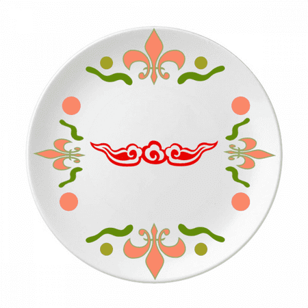 

Looking Better Life Future Flower Ceramics Plate Tableware Dinner Dish