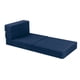 thumbnail image 4 of Sofá cama plegable Atlas del descanso individual color Azul Marino estilo Puff, 4 of 6