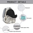 thumbnail image 3 of Rustic Artistic Natural Floral School Backpack, Durable and Scratch-Resistant, Adjustable Shoulder Straps with Earthy Bohemian Style and Vintage Fashion Pattern for Student, 3 of 3