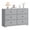 Gray matte, variant on 6 Drawer Dresser for Bedroom, 47" Wide Chest of Drawers, Sturdy Storage for Bedroom Guest Room Apartment
