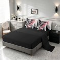 thumbnail image 4 of Manfei Red Black and Gray Full Size Bedding Sets, Modern Abstract Artwork, Black Reversible 7-Piece, 4 of 6